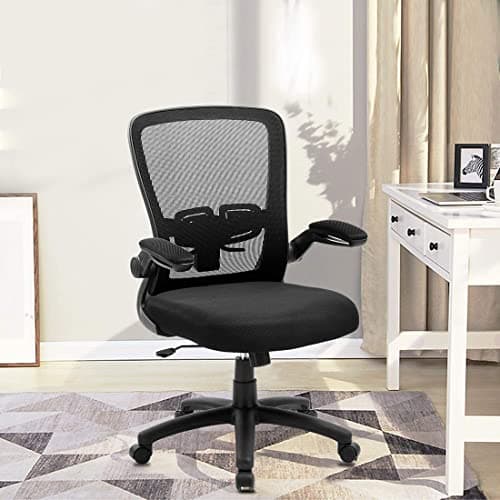 Ergonomic Desk Task Chair Clearance with Adjustable Height, Lumbar Support, High Back Mesh Computer Executive Chair with Flip up Armrests for Home Office - 300lb 7