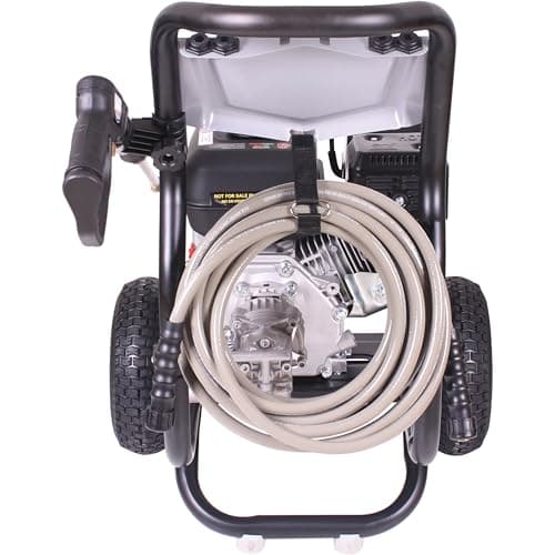 Simpson 3400 PSI Gas Pressure Washer, 2.5 GPM Residential Power Washer, Cold Water, 25' Hose, Clean Machine, 49-State Compliant (CM61083) 13