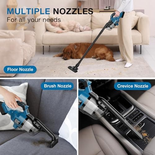 TengXcel Cordless Vacuum Cleaner for Makita 18V LXT Battery, Handheld Vacuum Cleaner for Home Car Hardwood Floor Carpet, Portable Shop Vacuum with Washable HEPA Filter(Tool Only) 5