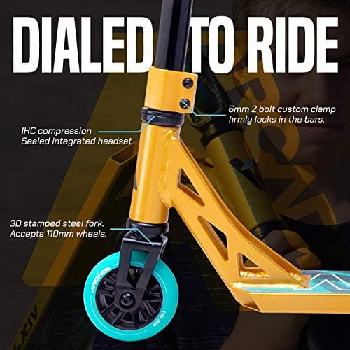 Arcade Pro Scooters - Stunt Scooter for Kids 8 Years and Up - Perfect for Beginners Boys and Girls - Best Trick Scooter for BMX Freestyle Tricks 5