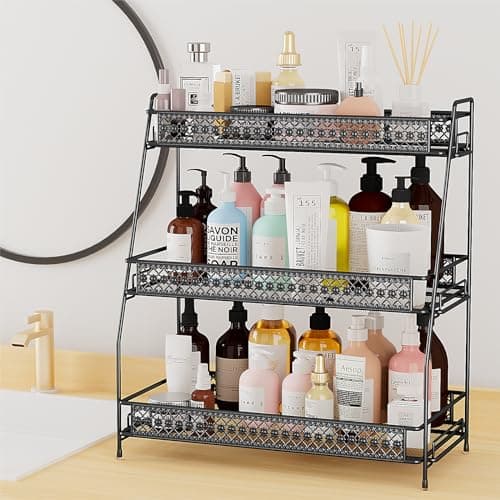 Bridgify Spice Rack Organizer for Cabinet, Bathroom Organizer Countertop, Bathroom Counter Organizer Kitchen Countertop Organizer Bathroom Vanity Organizer 6