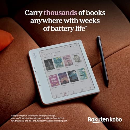 Kobo Libra Colour | eReader | 7" Glare-Free Colour E Ink Kaleido 3 Display | Dark Mode Option | Audiobooks | Waterproof 10