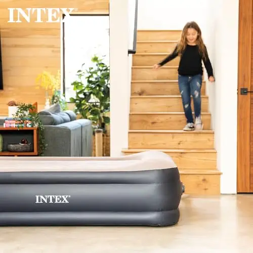 Intex King Air Mattress, Dura-Beam Plus 16.5" Inflatable Bed with Built-in Pump 8