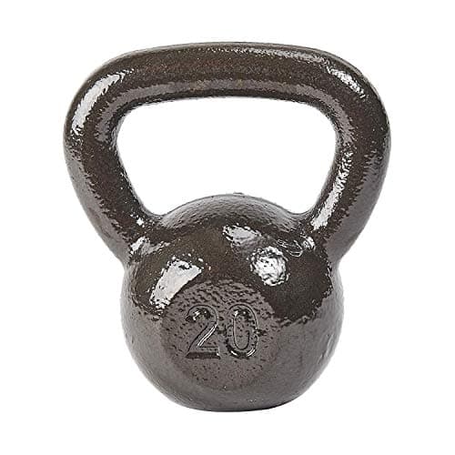 Fitvids All-Purpose Solid Cast Iron Kettlebell, 20 Pounds