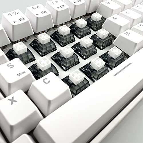 Kailh Box White V2 Switch for Mechanical Gaming Keyboard, 5 Pin Clicky Switch （Box V2 White,72PCS） 5
