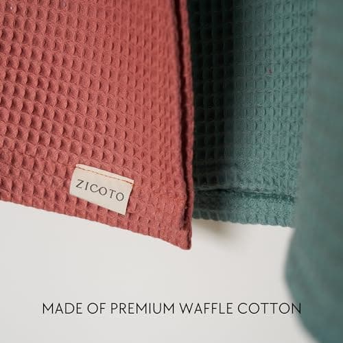 ZICOTO Soft Hooded Beach Towel for Kids - Cute Towel for Babies and Toddler Made of Waffle Cotton - Perfect Lightweight and Absorbent for Bath, Beach, Pool 5