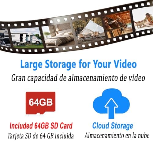 W-A2 2K Mini Wireless Security Camera with Hotspot, Color Night Vision, Long Standby Time, Motion Detection, Cloud Storage (W-A2) 9
