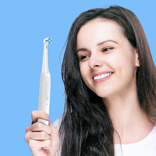 Replacement Heads Compatible with Oral B IO 2/3/4/5/6/7/8/9/10/Deep Clean Series Electric Toothbrush, Brush Heads Compatible with Oral B IO (12 Black/White) 7