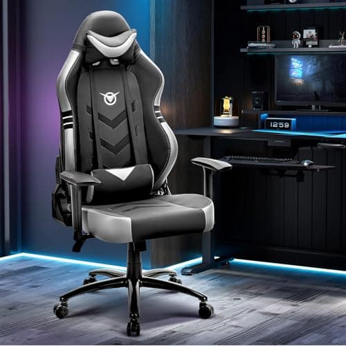 COLAMY Big and Tall Gaming Chair -Computer Gamer Chair, Ergonomic High Back PC Chair with Wide Seat for Adult Black 10