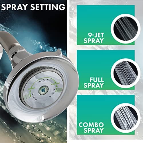 Niagara Conservation Earth Luxe High Efficiency 1.5 GPM Showerhead in Chrome, N3915CH 4