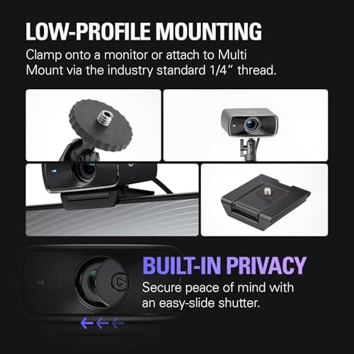 Elgato Facecam MK.2 – Premium Full HD 1080p Webcam for Streaming, Gaming, Video Calls, Recording, HDR Enabled, Sony Sensor, PTZ Control – Works with OBS, Zoom, Teams, and More, for PC/Mac 8