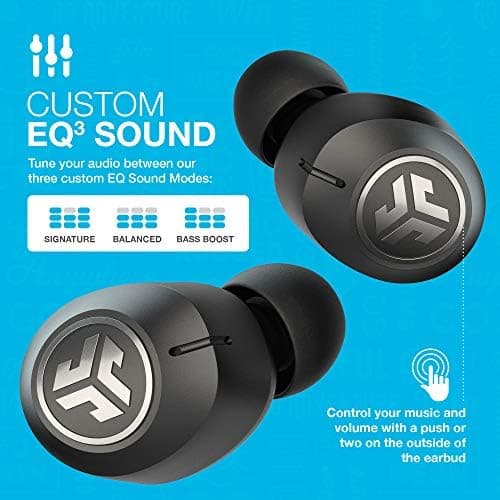 JLab JBuds Air ANC True Wireless Bluetooth Earbuds, Black, Active Noise Canceling, Low Latency Movie Mode, Dual Connect, IP55 Sweat Resistance, Custom 3 EQ Sound Settings… 5