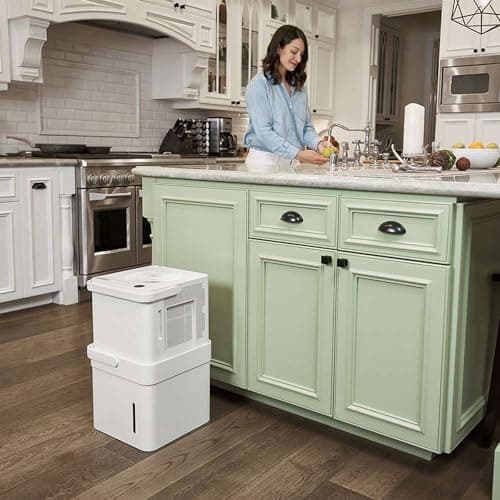 Midea Cube 50 Pint Dehumidifier for Basement and Rooms at Home for up to 4,500 Sq. Ft., Built-in Pump, Drain Hose Included, Smart Control, Works with Alexa (White), ENERGY STAR Most Efficient 2022 5