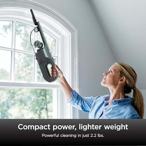 Shark UltraCyclone Pro Cordless Handheld Vacuum, Powerful Suction, Handheld Vacuum for Car & Home, Crevice Tool, Scrubbing Brush, Lightweight, XL Dust Cup, Black/Green, CH901 7