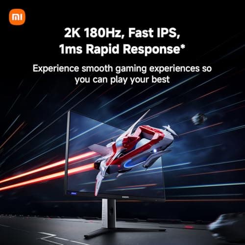 XIAOMI Mini-LED Gaming Monitor G Pro 27 inch HDR 1000 2K QHD 2560x1440, Fast IPS, 180Hz 1ms, 99% DCI-P3, AMD Freesync, Adjustable Angle, 2× HDMI 2.0, 2× DP 1.4, White 7