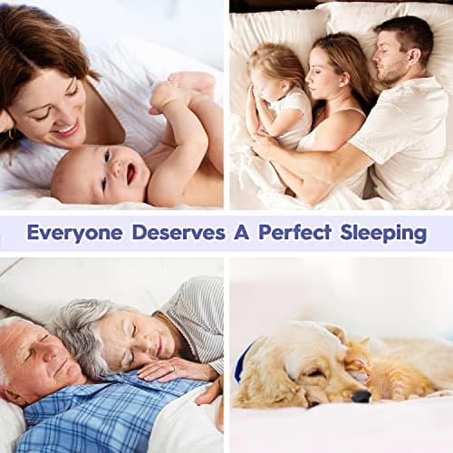 ABENE Queen Size Mattress Topper for Back Pain Relief, Extra Thick Mattress Pad Pillowtop, Soft Plush Mattress Cover Bed Topper with Deep Pocket, Overfilled Down Alternative Filling, White 8