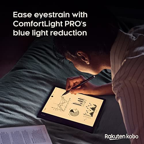 Kobo Elipsa 2E | eReader | 10.3” Glare-Free Touchscreen with ComfortLight PRO | Includes Kobo Stylus 2 | Adjustable Brightness | Wi-Fi | Carta E Ink Technology | 32GB of Storage 6