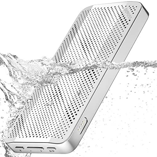 DUVOSS Bluetooth Speaker, 0.65" Ultra Thin Portable Magnetic Speakers, Loud&Clear Sound, IP67 Waterproof Dustproof, Bluetooth 5.1, TWS Pairing, EQ Mode, Sleek Small Wireless Speaker for Home, Outdoor 6