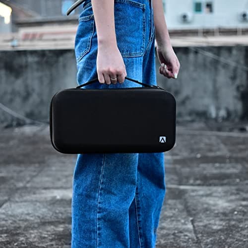 ANKHOH Case Holder for Dyson Supersonic Hair Dryer, Blow Dryer Storage Bag for Dyson Supersonic Limited Gift Set Edition and Accessories,Box Only-Full Black 7