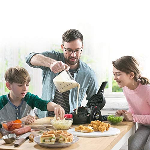 Presto 03512 Stuffler Stuffed Waffle Maker, Belgian, Large, Black 6