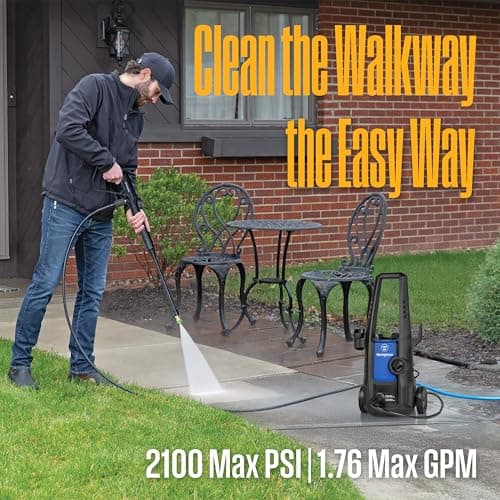 Westinghouse ePX3050 Electric Pressure Washer, 2100 Max PSI 1.76 Max GPM with Foam Cannon and Turbo Nozzle, for Cars/Fences/Driveways/Home/Patios 5