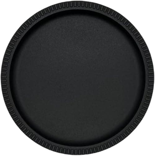 Steak Pan Sizzle Griddle, Cast Iron Steak Plate, Grill Pan with Wooden Base, 8 inches 5