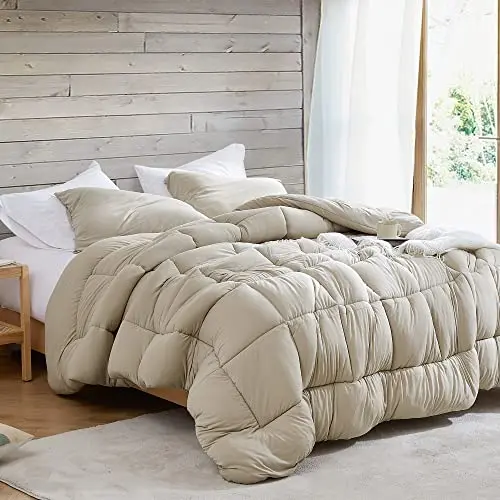 Byourbed Summertime - Coma Inducer® Oversized King Comforter - Cement Taupe