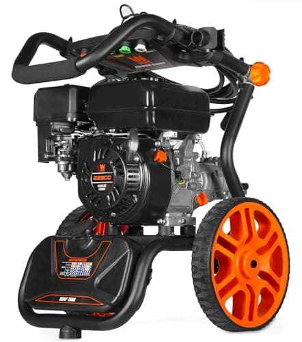 Wen 3400 PSI Gas Pressure Washer with 223cc Engine, 2.7 GPM Flow Rate and Onboard Soap Tank (PW224G) 7