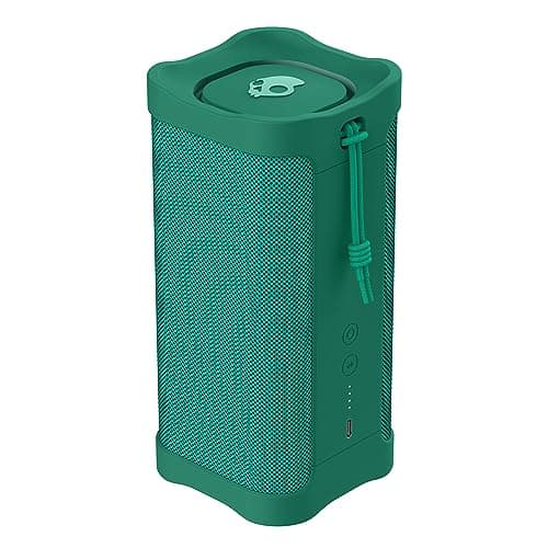 Skullcandy Terrain XL Wireless Bluetooth Speaker - IPX7 Waterproof Portable Speaker, 18 Hour Battery, Nylon Wrist Wrap, True Wireless Stereo (Green)
