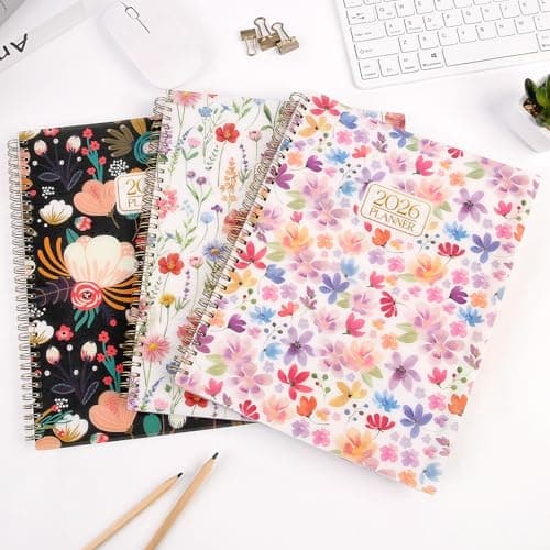 2026 Planner, Weekly and Monthly Planner, 8.5" x 11", January 2026 - December 2026, Agenda Planner with Monthly Tabs, Goal Setting & Time Management Organizer for Professionals & Students 8