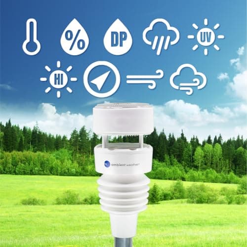 Ambient Weather WS-4000 Solar Powered UltraSonic Wi-Fi Weather Station 3