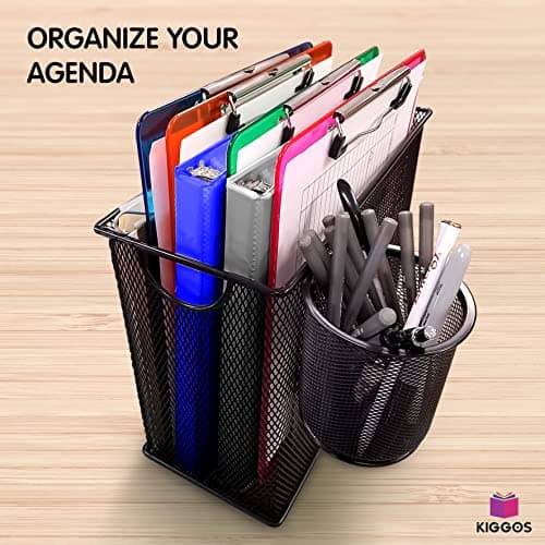 Kiggos 25 Transparent Colored Clipboards Bulk for Classroom Office Plastic Clipboard Low Profile Kids Clip Boards Standard Letter Size Holds 100 Sheets Hanging Hook Colorful Clip Board 7