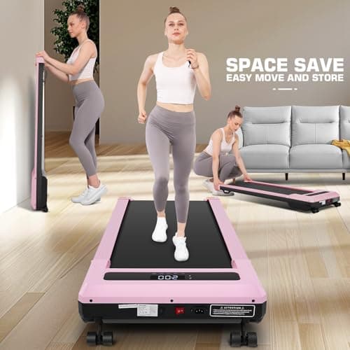 Walking Pad Treadmill with 9% 9-Level Auto Incline, 3000 lbs Capacity and Upgrade LED Screen Under Desk Treadmill with Hiking Mode 8