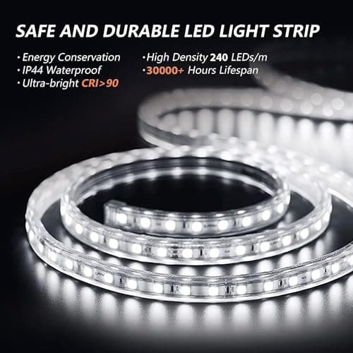 ROOMTEC 48 x 36 Inches LED Bathroom Mirror with Front and Backlit,Anti-Fog,3 Colors and Dimmable Light(Horizontal/Vertical), Silver 6