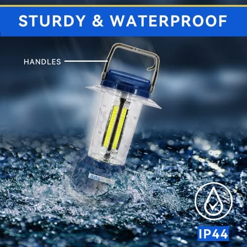 Durapower LED Camping Lantern Rechargeable, Bright 2000 Lumen, 5 Modes, 4000 mAh Power Bank, IP44 Waterproof Lantern for Hurricane, Emergency, Power Outages, Home 5