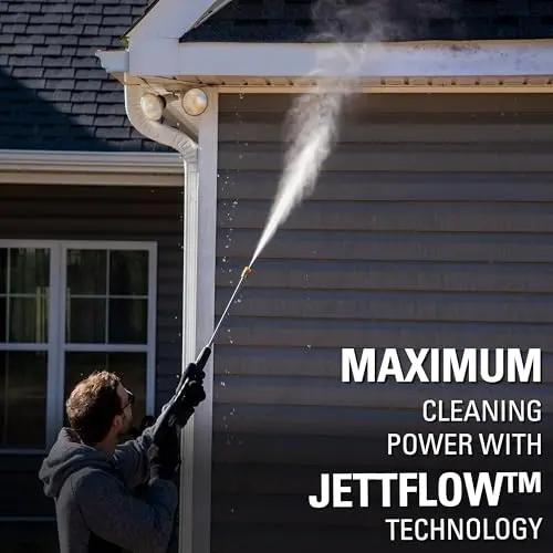 Greenworks 2300 PSI TruBrushless (2.3 GPM) Electric Pressure Washer, 25’ Hose, Quick Connect Wand, 15, 24, 40 Degree Soap and Turbo Nozzle 5