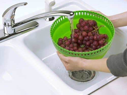 PrepWorks 4 Qt Collapsible Salad Spinner – Space-Saving, BPA-Free, Easy-to-Use for Quick Salad Washing & Drying, Dishwasher Safe 5