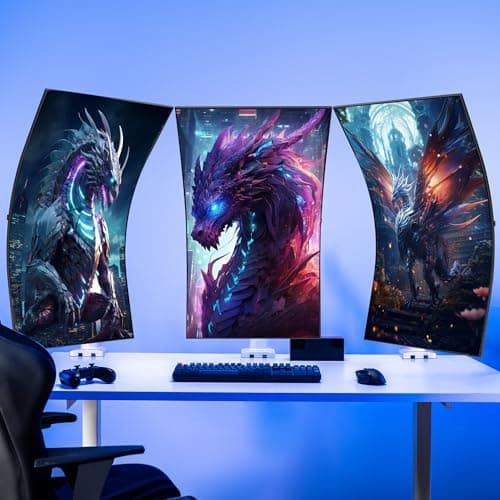 AVLT Single 17"-57" Super Ultrawide Monitor Arm for Screens Up to 59.5 lbs, Premium Aluminum Desk Stand, Adjustable Pneumatic Height, Full Motion Swivel Tilt Rotation, USB-C & USB-A Ports, White 6