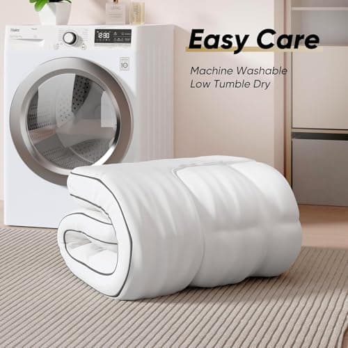 Memory Foam Mattress Topper Queen 4 Inch, Dual Layer 2 Inch Gel Memory Foam Plus 2 Inch Cooling Pillow Top Mattress Pad with 8-21 Inch Deep Pocket, Comfort Support for Back Pain 6