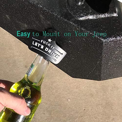 Bottle Opener Wall Mounted, Christmas Funny Wall Mount Bottle Opener for Men Dad Beer Lovers,Novelty Birthday Fathers Day with Mounting Screws Wall Anchors（1 Pack) 8