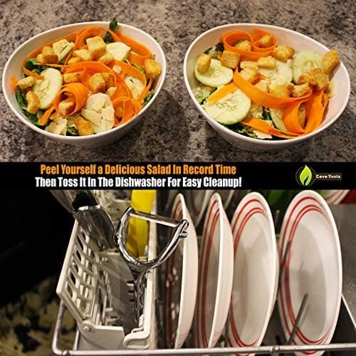 Cave Tools Vegetable Y Peeler Julienne Swivel Slicer With Potato Eye Remover for Peeling Fruits and Vegetables - Kitchen Gadgets 6