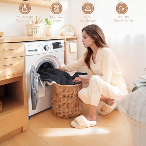 Electric Heated Blanket 72"x84" Full Size - Flannel & Sherpa Fabric Dual-Sided, 6 Heat Settings & 1-10 Hours Auto Off, Soft & Cozy Warming Throw for Home, Office, or Bed, Machine Washable, Iron Gray 6