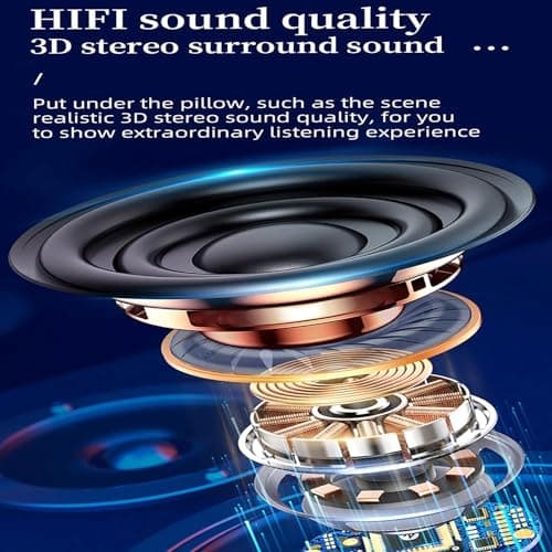 Wireless Bluetooth Pillow Speaker with White Noise for Side Sleepers-Sleep Aid Speaker to Relieve Insomnia 5