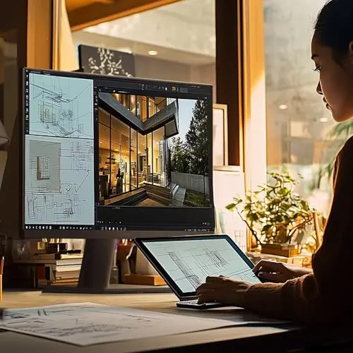 KOORUI 27 Inch 4K Monitor Computer UHD(3840 * 2160) IPS Display, 99% sRGB, 95% DCI-P3, 1.07 Billion Colors, Freesync & G-sync, Displayport & 2X HDMI, VESA 100 * 100mm, Tilt -5 to 20°, Audio Out (N07) 9