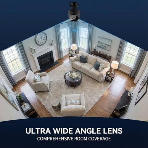 FLCRSN Security Camera, Household Mini Cameras, Mini 4g Wireless WiFi Cameras 1080p HD, App Remote for Home, Indoor, Outdoor 5