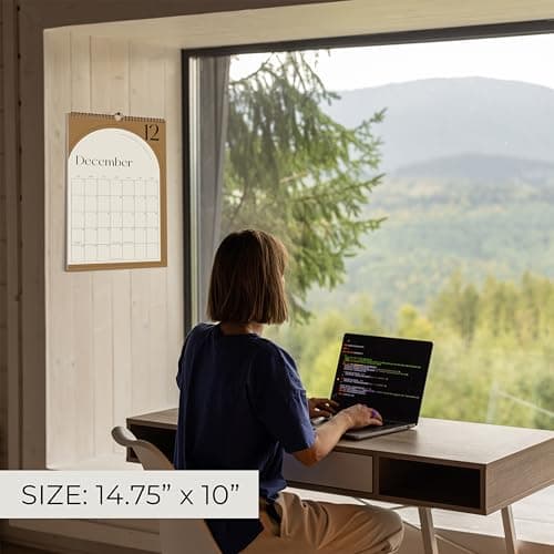 Aesthetic 2025-2026 Wall Calendar - Runs Until July 2026 - The Perfect Wall Hanging Calendar Planner for Easy Organizing 5