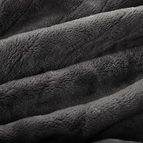 Eydna Electric Heated Blanket Full Size 72"x84",Fast Heating Throw, Soft Plush Microplush for Bed & Couch, 10 Hours Auto Off & 5 Heating Levels, Machine Washable, Gifts for Grandma & Family-Dark Gray 8