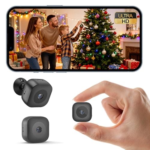 Hidden Camera,Mini Small Camera,HD Security WiFi Wireless Cameras SD Card Storage & App Control,Wireless Surveillance with Magnetic Mount,Motion Detection for Indoor