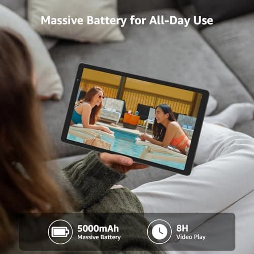 ApoloSign Android 13 Tablet, 10.1-inch Tablet with Octa-core Processor, 8(4+4) GB RAM, up to 128GB Expand, Long Lasting Battery, and WiFi6, Bluetooth, G-Sensor, Dual Camera, GMS Certified, EP103A 8