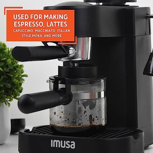 IMUSA USA GAU-18202 4 Cup Espresso/Cappuccino Maker,120 volts, Black 8